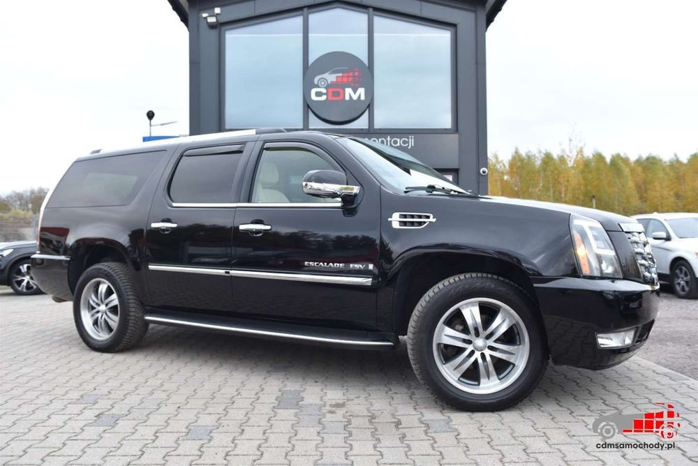 Cadillac Escalade 6.2 V8 Benzyna ESV (LONG) 7 Osobowy Kamera Android Auto Video!