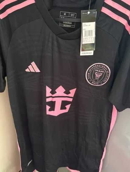Ciemno-fioletowa koszulka kibiców w stylu Messiego dla Inter Miami