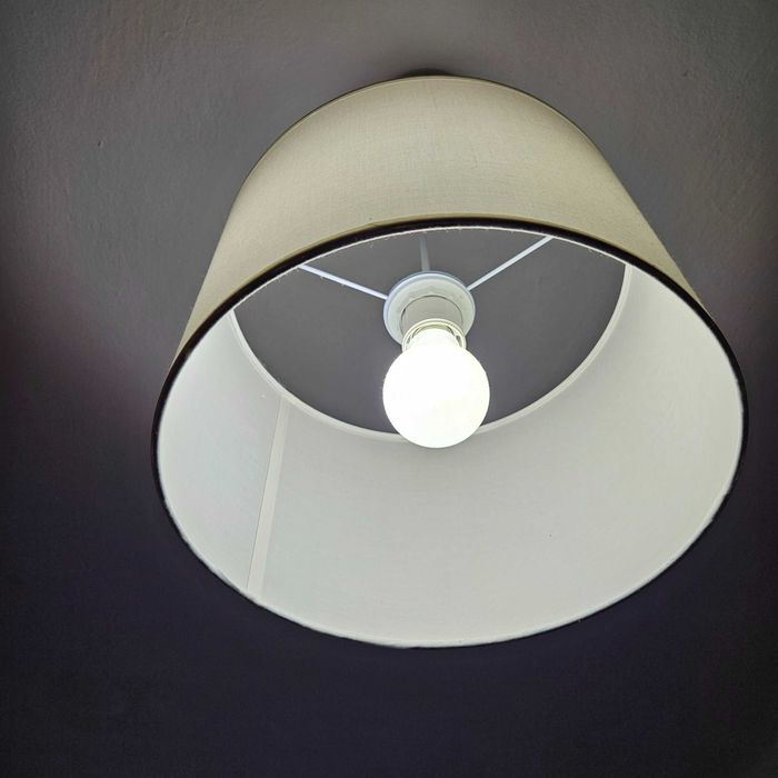 lampa wisząca sufitowa sitia 28cm taupe e27 inspire biała