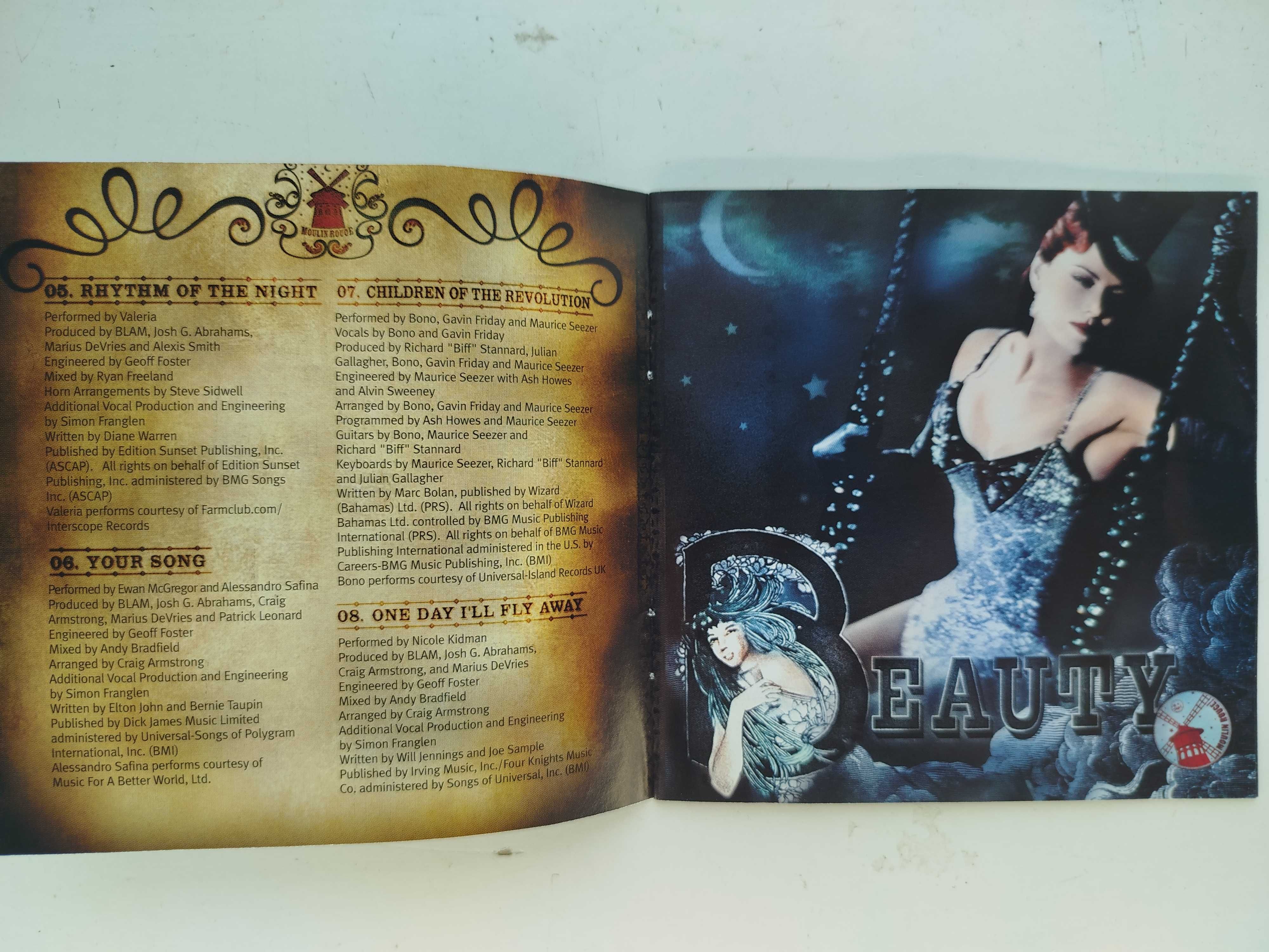 Moulin Rouge soundtrack CD Bowie Bono Kidman Beck Massive Attac