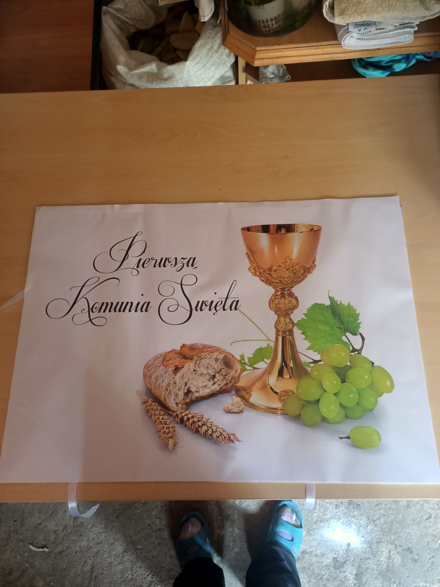 Plakat komunijny