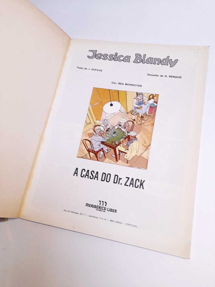 A Casa do Dr. Zack – Jessica Blandy - J. Dufaux e D. Renaud