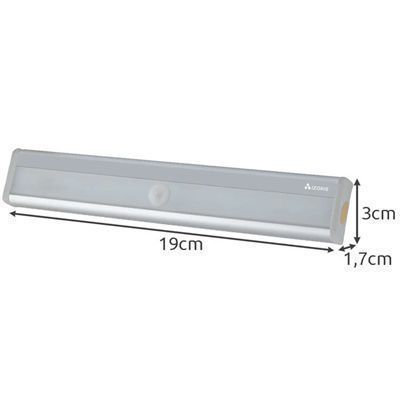 Lampka Led Czujnik Ruchu Listwa Samoprzylepna 19Cm