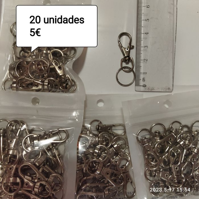 Acessórios variados p porta chaves
