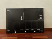 Quadro semanal preto - giz