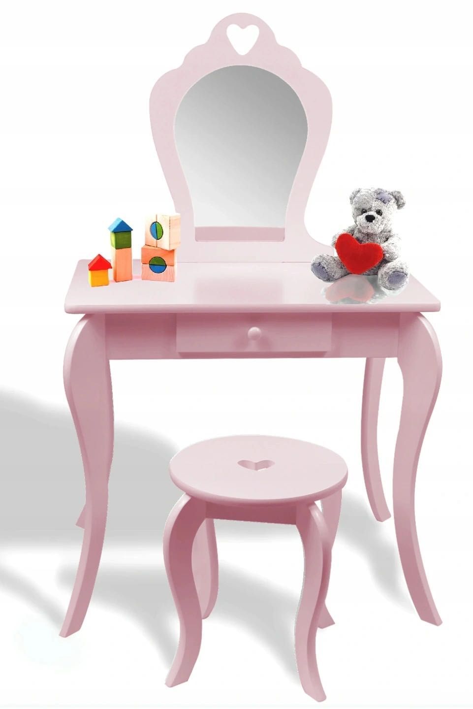 Детский туалетный столик для девочки цвет розовый. Подарок для девочки