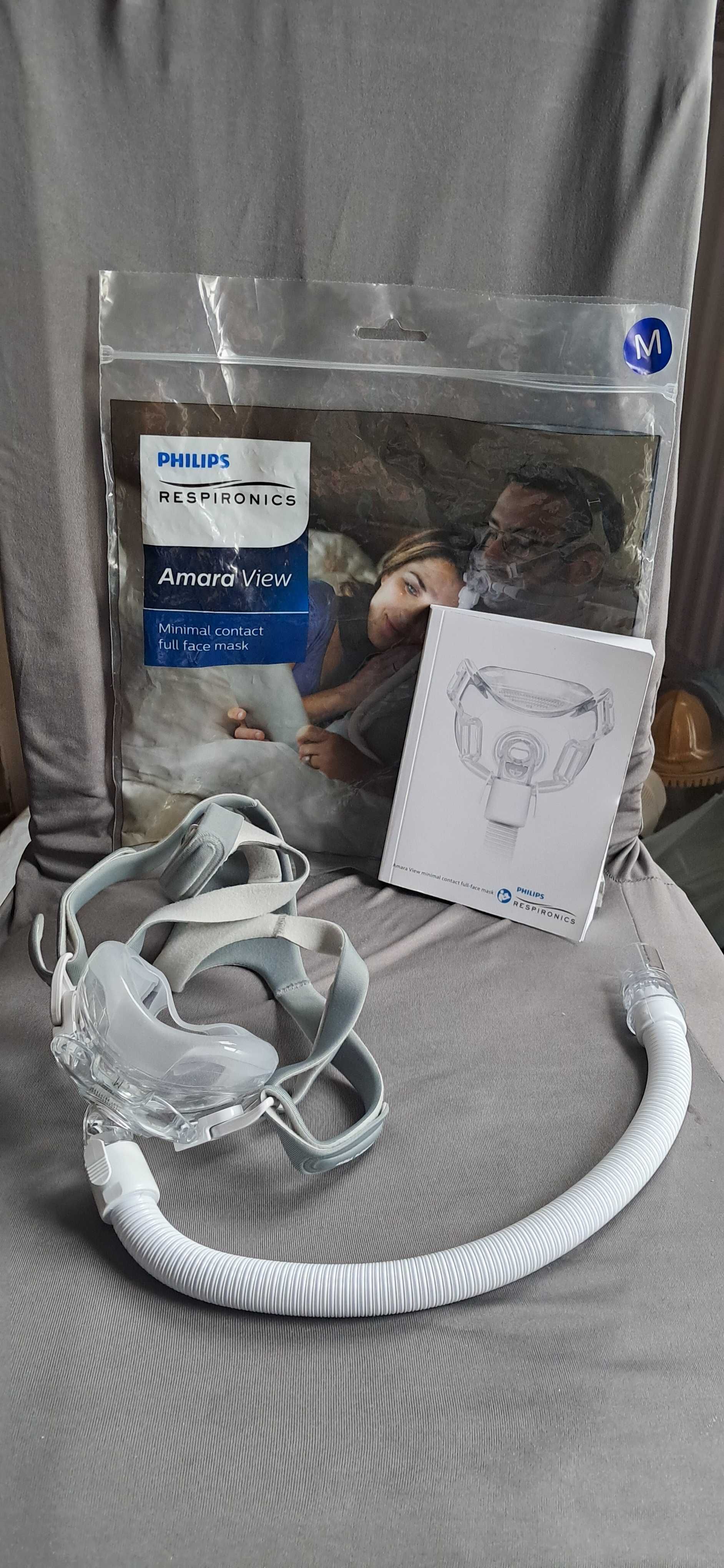Maska do wentylacji NIV/respirator domowy/bezdechsenny
