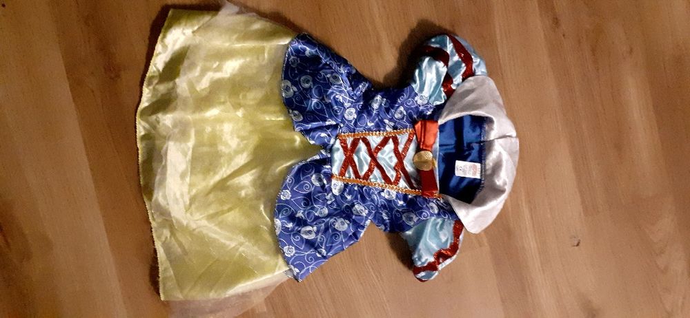 Sukienka strój karnawałowy królewna śnieżka Disney 4-6 lat