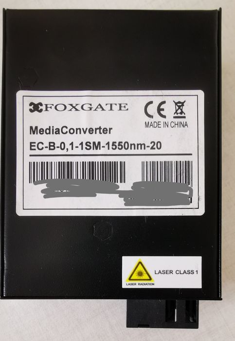 Медіаконвертер Foxgate 10/100 BaseTX
