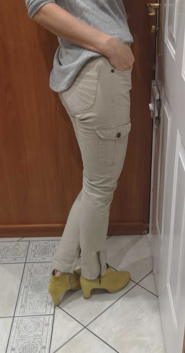 Gina spodnie beż 34 /36