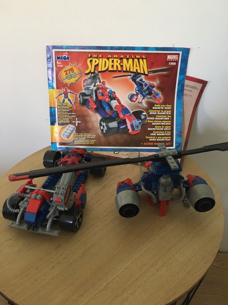 Mega Bloks Spider-Man Action Vehicle Set 1999 Magnetic Hero