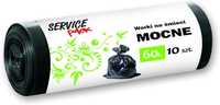 Worki na śmieci uniwersalne Service Pack 60l 10 szt. P19A3