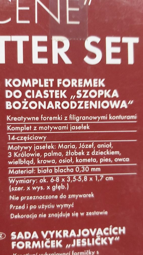 Świąteczne prezenty foremki do ciastek dla dzieci gwiazdka