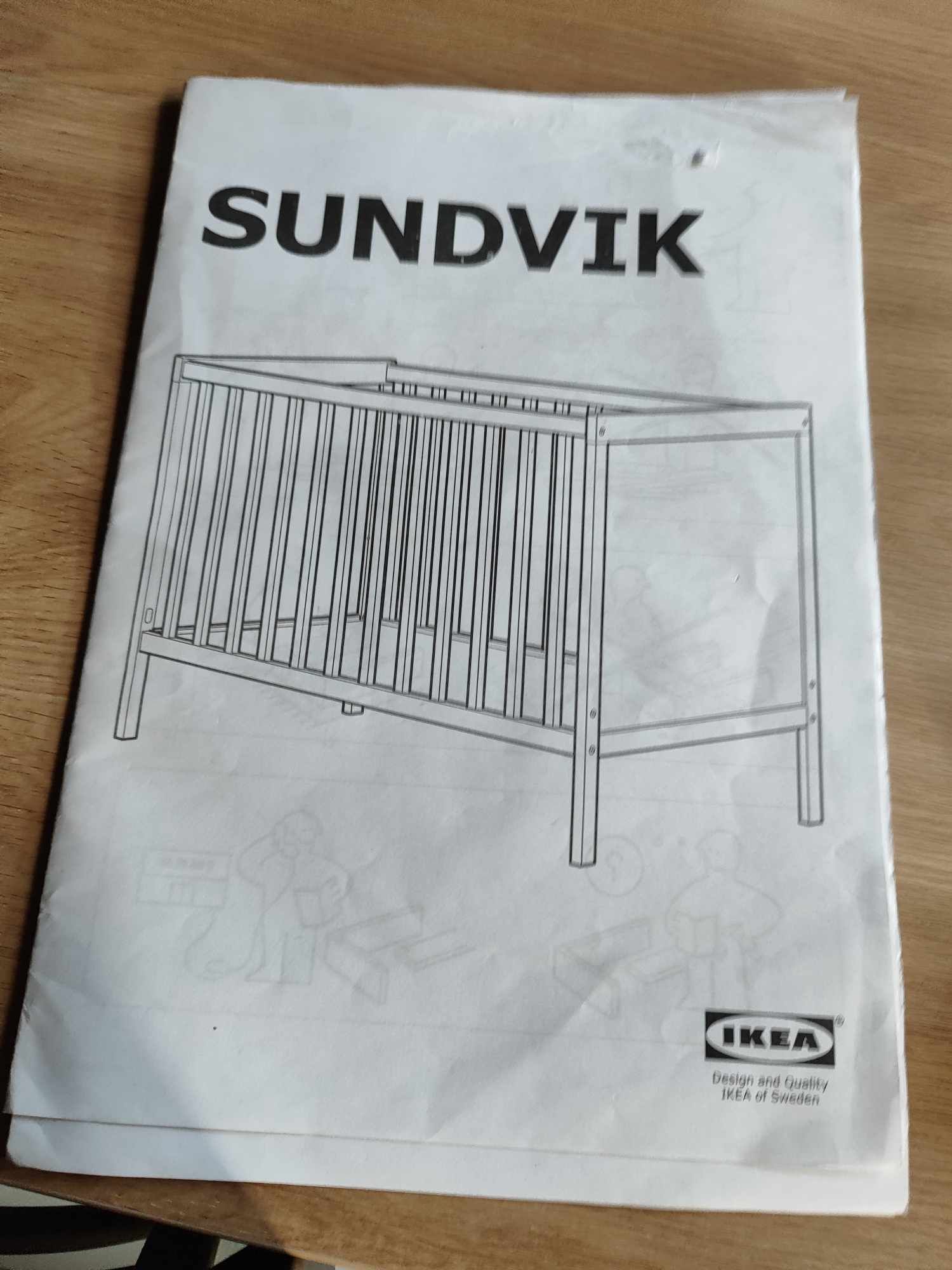 Łóżeczko dla dziecka Ikea sundvik