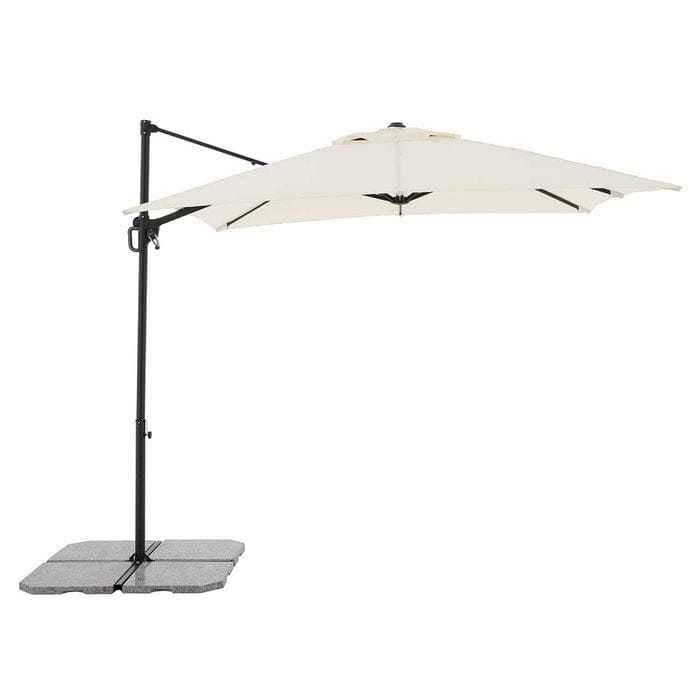 Parasol ogrodowy Outliv, Edition wysięgnikowy 245x245cm kremowy