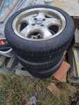 Alufelgi 15 Rover 4x100 opony zimowe 200 zł 4 szt.