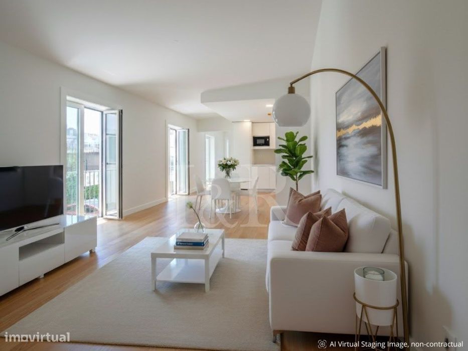 Apartamento T1 como novo para arrendar em Alcântara