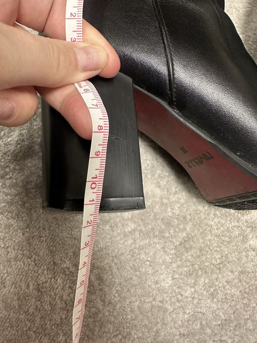 Ботфорти з натуральної шкіри 38 р. Nivelle чоботи зимові