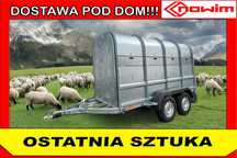 Nowim Przyczepa do przewozu żywych zwierząt bydła krów świń owiec kóz  Przyczepa do przewozu żywych zwierząt krów cieląt owiec alpak 2.5T