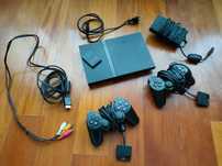 Playstation 2 100% original e funcional com 2 comandos originais