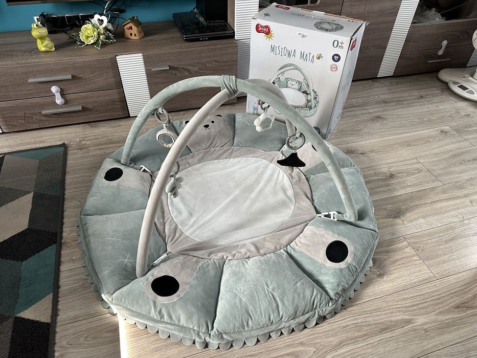 Misiowa mata Smiki Edukacyjna dla niemowląt