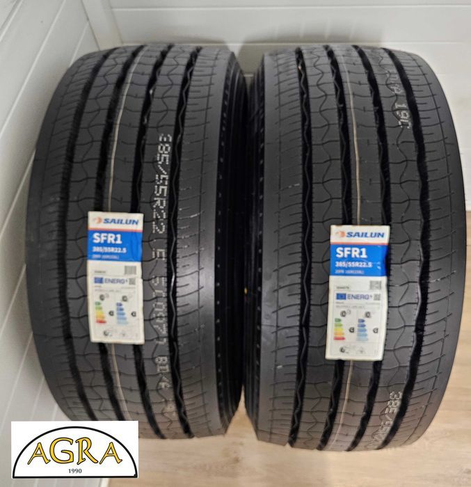 385/55R22.5 (1280netto) SAILUN  SFR1 NOWA opona przód prowadząca OPONY