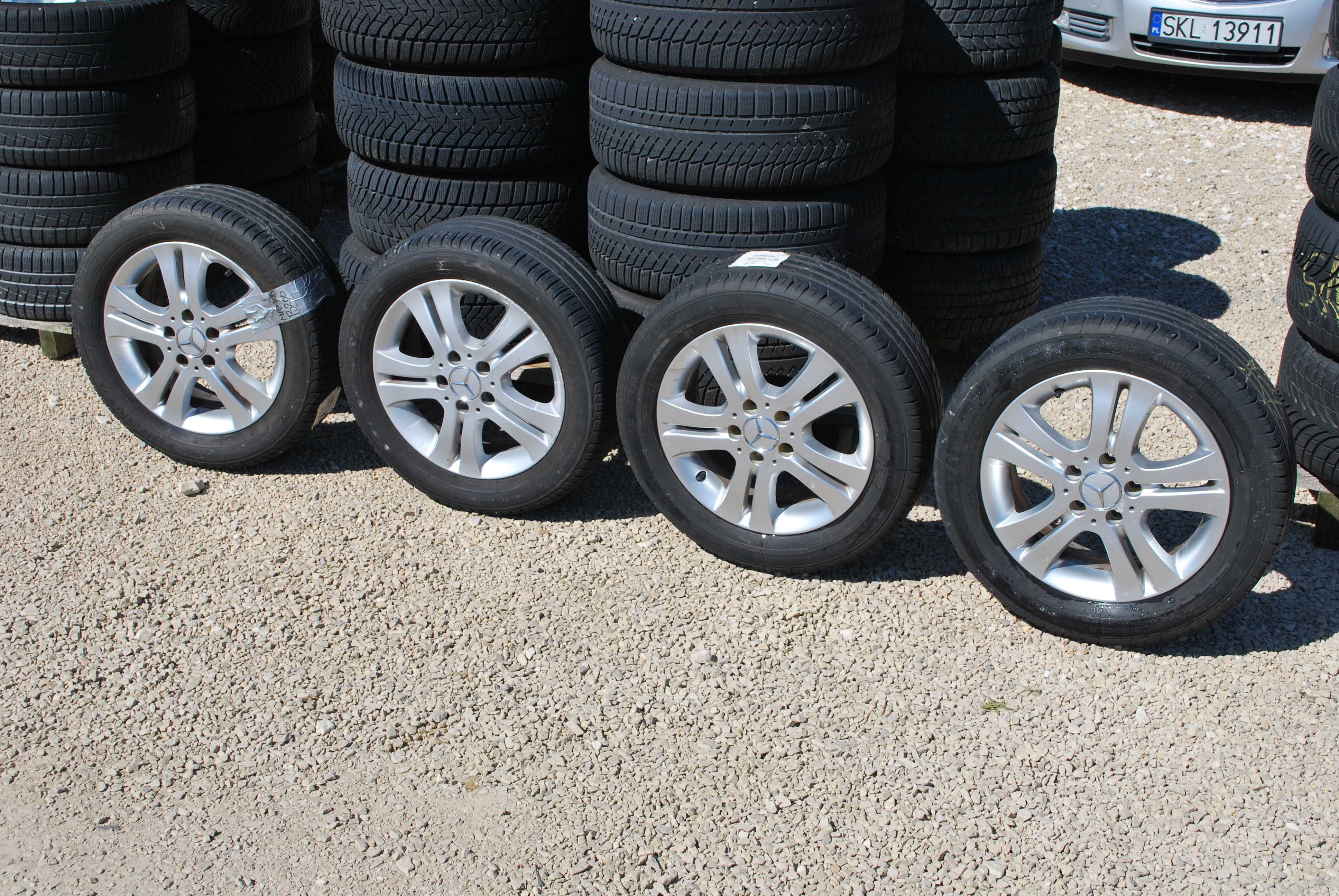 Koła 205/55 R16 5x112 Alufelgi + opony letnie Mercedes Seat Audi Skoda
