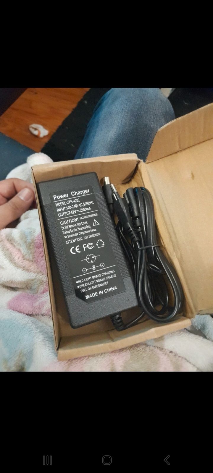 Charger carregador de trotinete novo xiaomi ninebot e outros