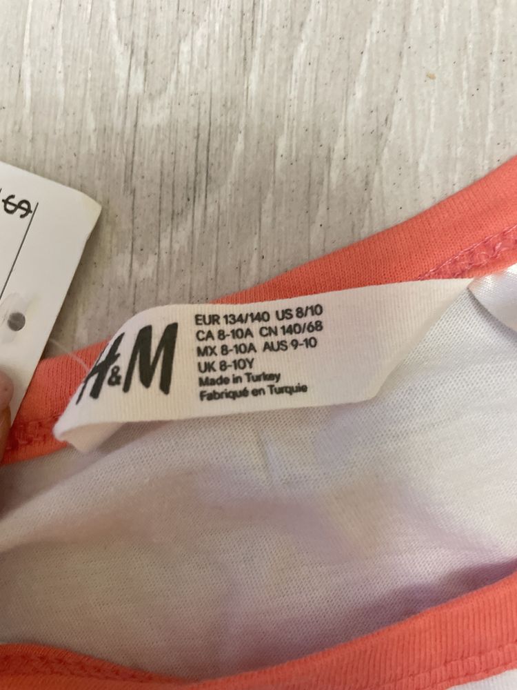 Майка 134/140 h&m для дівчинки