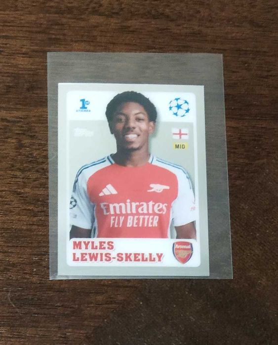Lewis-Skelly Topps UCL 24/25 Chrome Sticker