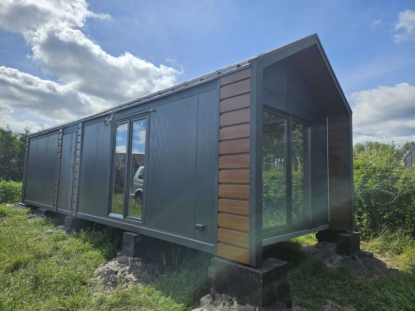 domek dom z antresola  całoroczny nowy 35m2 mobilny modułowy producent