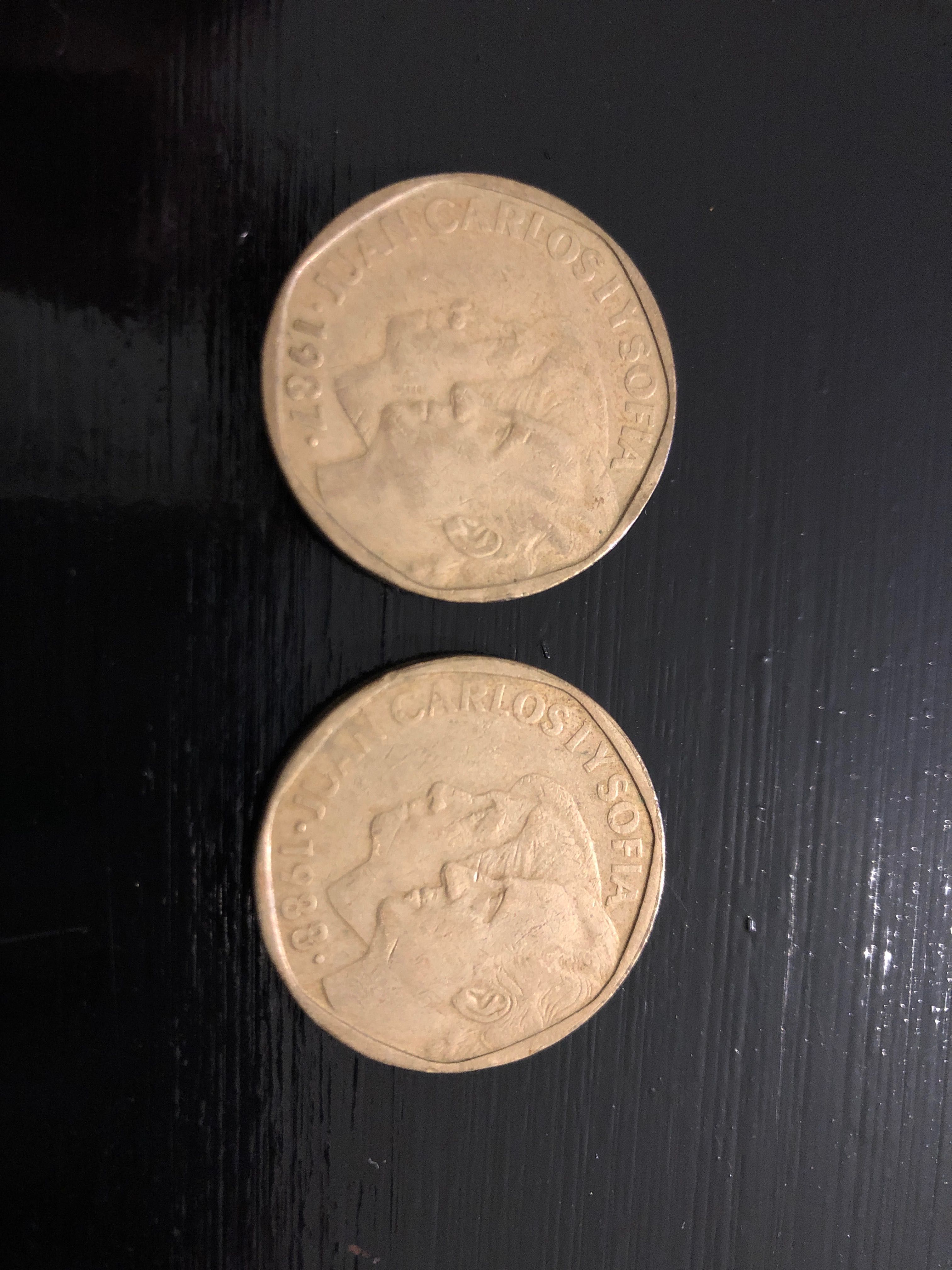 Moedas coleção (pesetas)