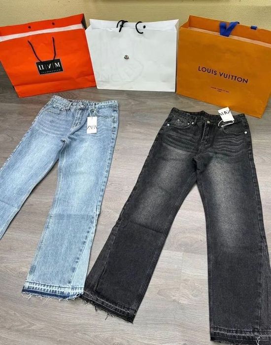 zara flared jeans