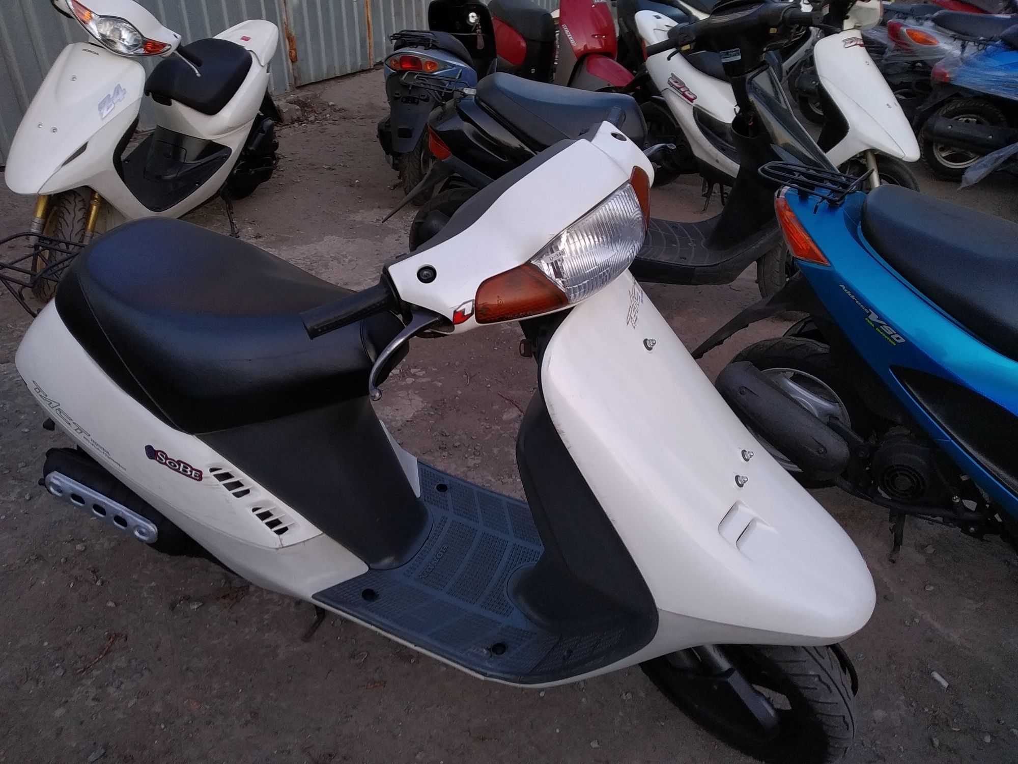 Скутер Honda Dio 90 синий мопед з Японії синий мотороллер