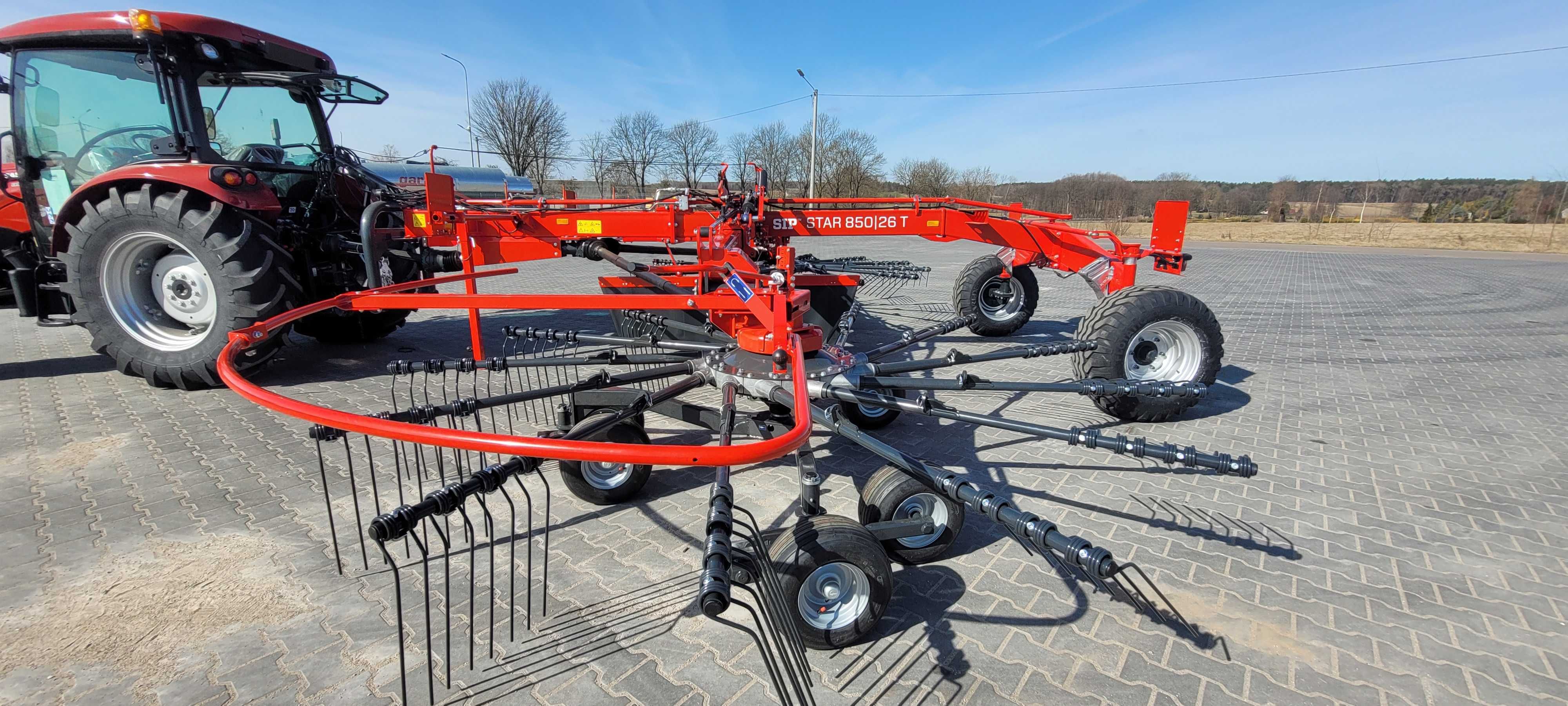 Zgrabiarka dwukaruzelowa SIP STAR 850/26 T