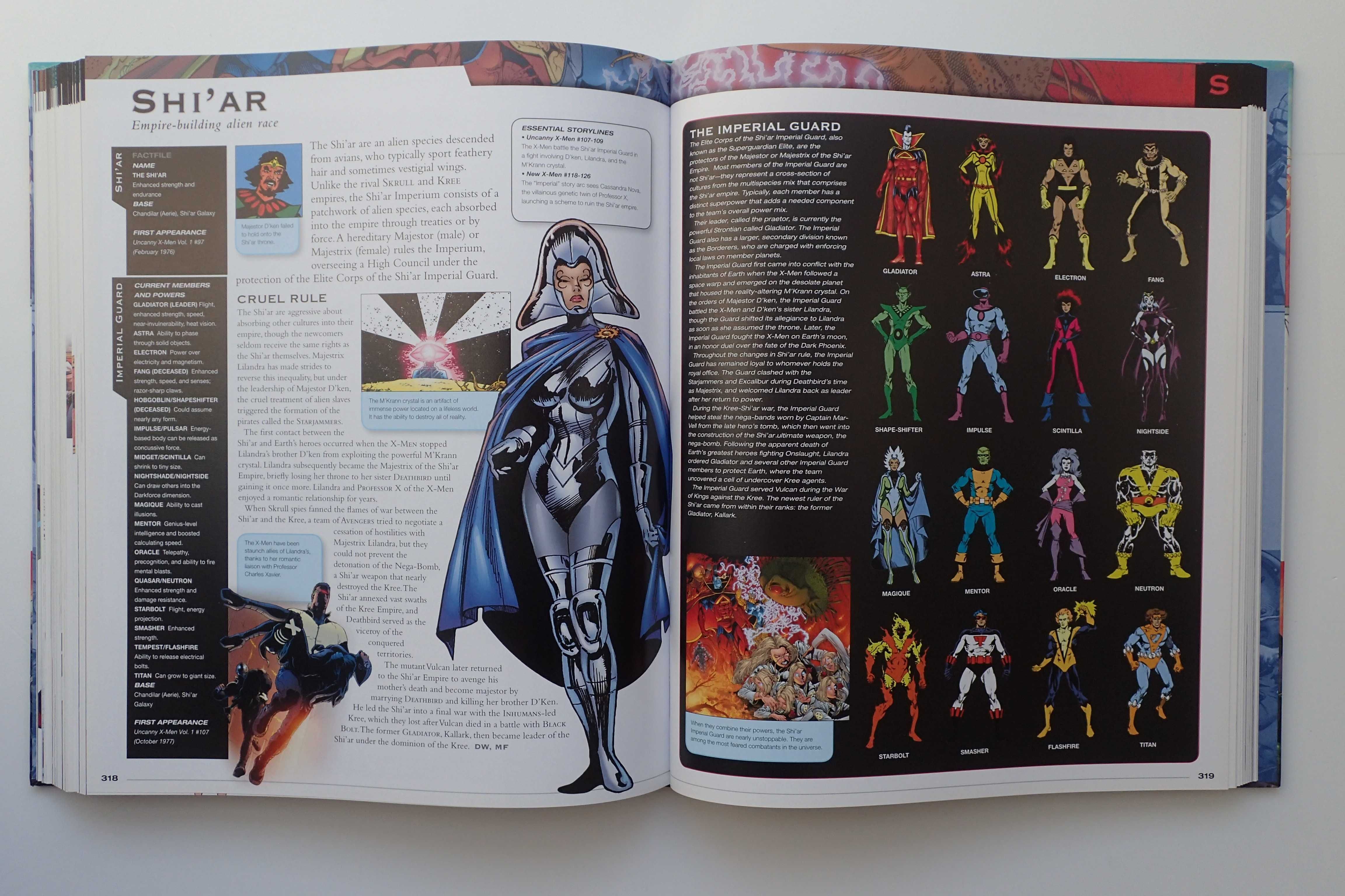 Marvel Encyclopedia updated and expanded, encyklopedia bohaterów