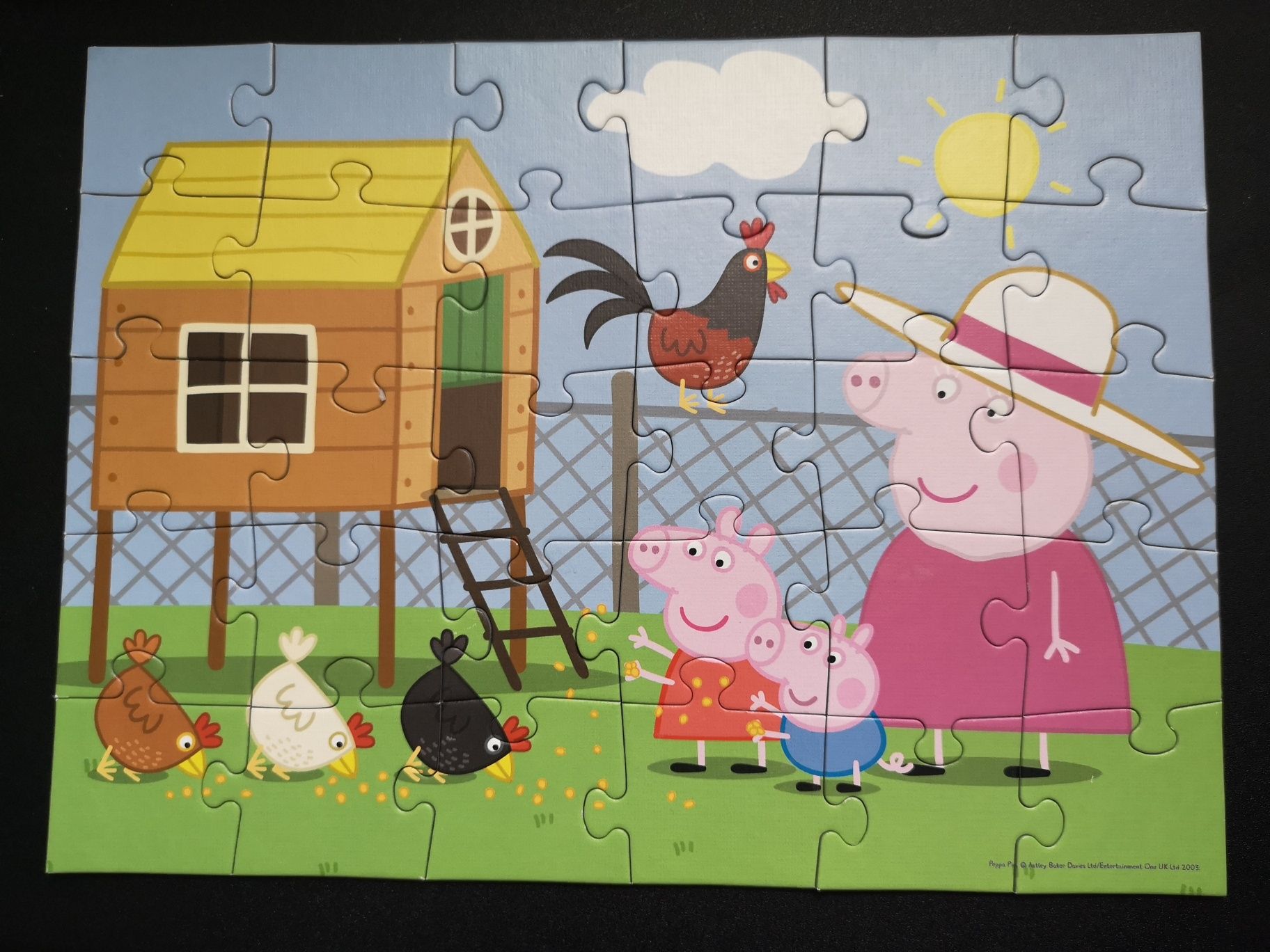 Puzzle Świnka Peppa 30 elementów zestaw 2 szt