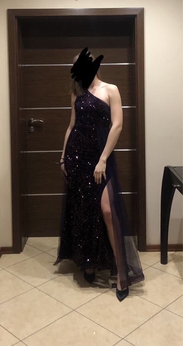 Suknia balowa, błyszcząca