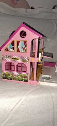 Domek różowy domek