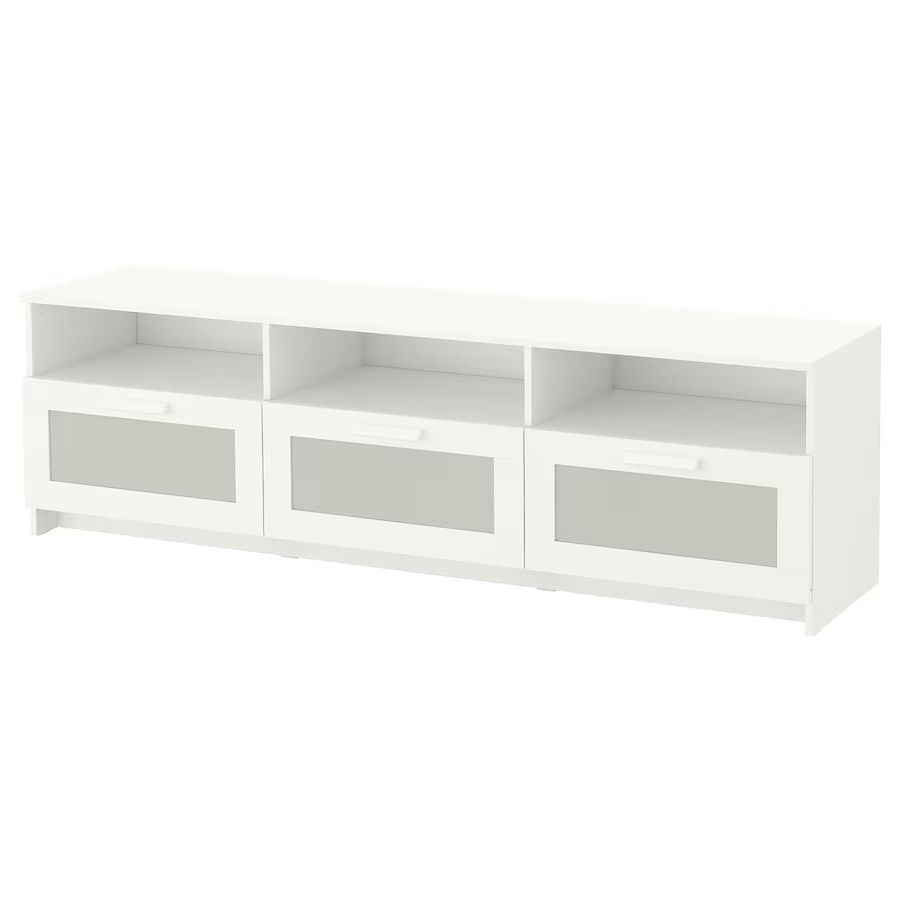 BRIMNES Móvel TV, branco, 180x41x53 cm