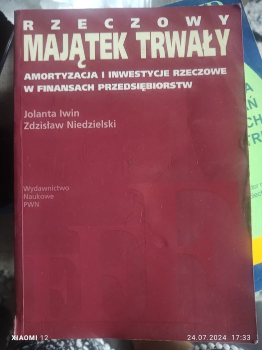Rzeczowy Majątek Trwały  Amortyzacja i inwestycje rzeczowe w finansach