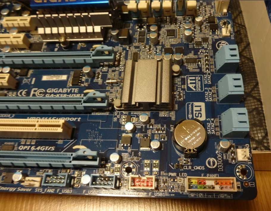 Продам комплект 2е Материнки Gigabyte GA-X58-USB3 ddr3 s1366