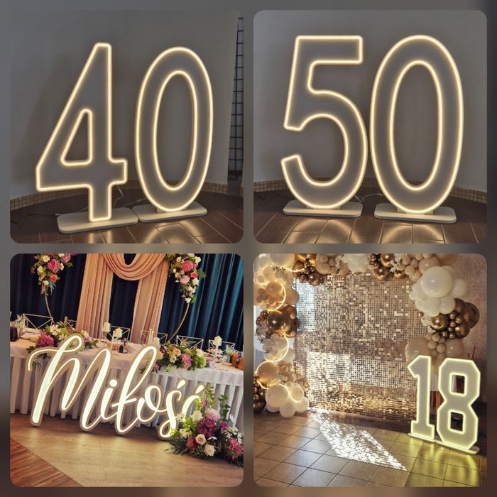 Wynajem Cyfry Led na imprezę