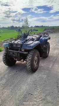 Yamaha kodiak 400 4x4 z wyciągarką i pługiem