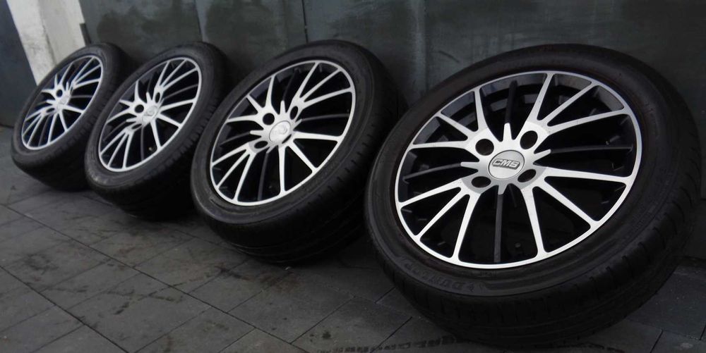 Polerowane alufelgi CMS 15 cali 4x108 FORD + opony letnie 7mm, wysyłka