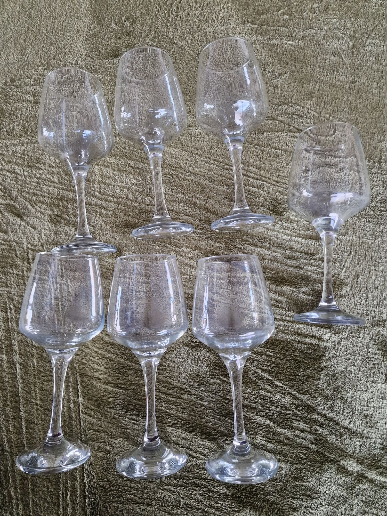 Conjunto de 7 copos com pé