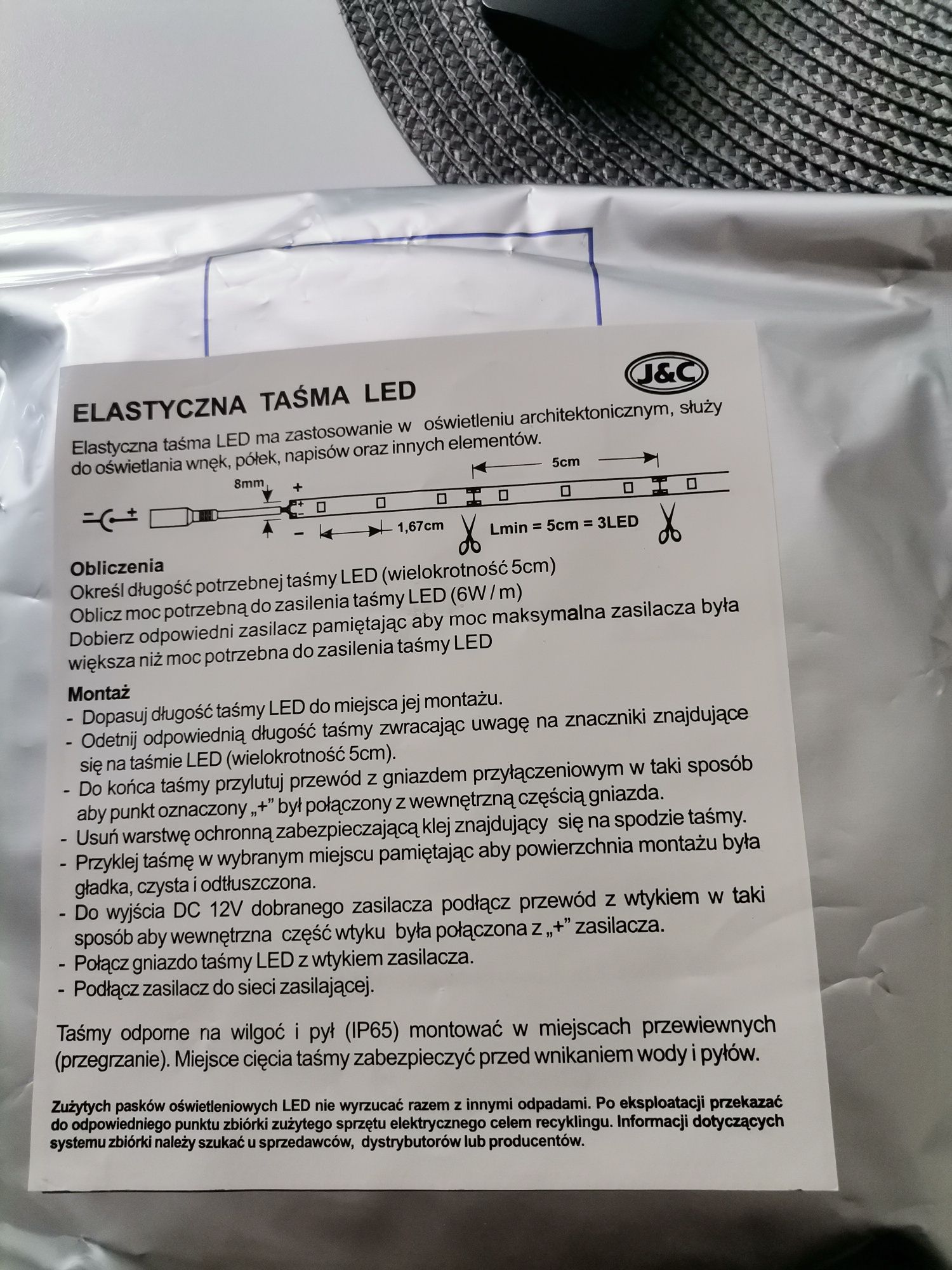 Taśma Elastyczna Led