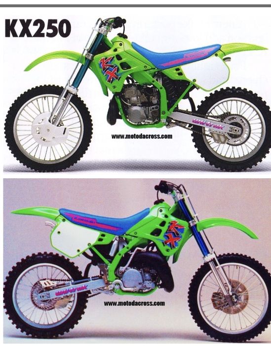 KAWASAKI KX 250 2T 1991r Projekt  [ cr rm yz sx 125 500 ]