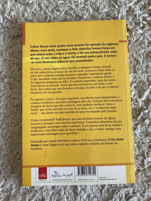 Livro “O céu existe mesmo”