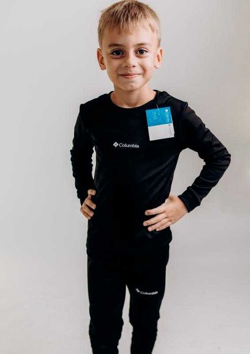 Підліткова дитяча термо білизна Columbia s розміри, Двошарова 2025